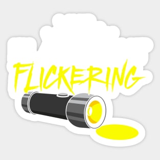 GHOST HUNTING: Flashlight Flickering Phasmophobia Sticker